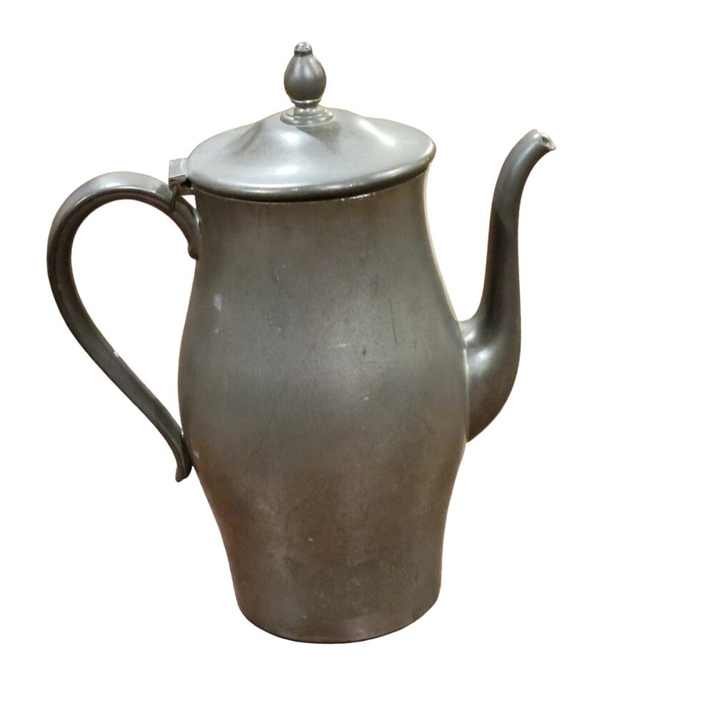 Vintage International Silver Co Pewter Coffee Pot Teapot Pitcher Carafe